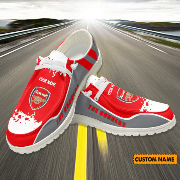 Tubopro Arsenal Personalized Hey Dude Shoes For Men And Women