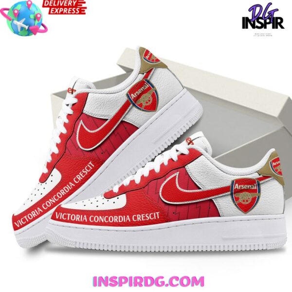 Tubopro Arsenal Victoria Concordia Crescit Air Low-Top Sneakers Shoes For Men And Women - Image 2