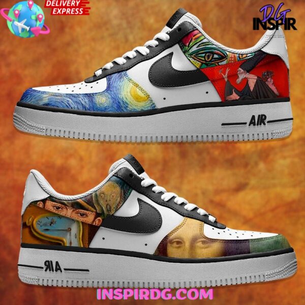 Tubopro Artwork Legendary Air Low-Top Sneakers Shoes For Men And Women