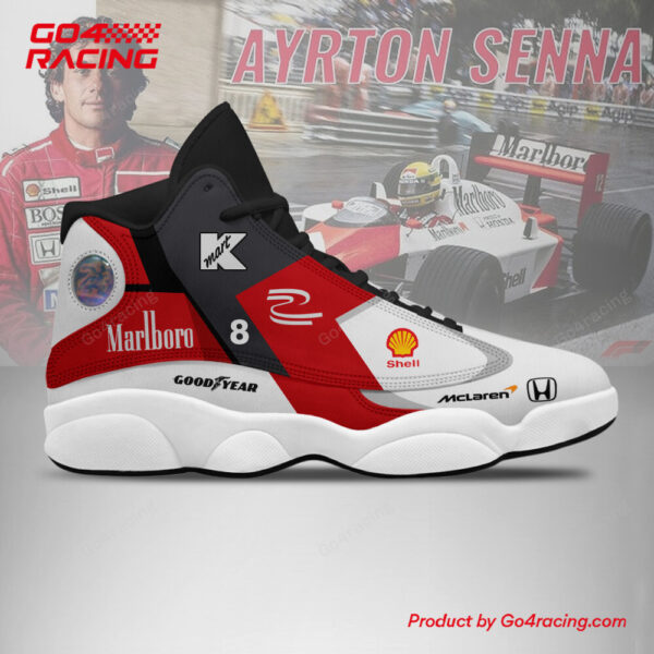 Tubopro Aryton Senna AJ13 Sneakers Shoes For Men And Women - Image 3