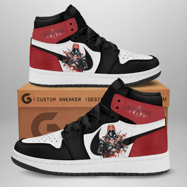 Tubopro Assassins Creed AJ1 High Sneakers Shoes For Men And Women