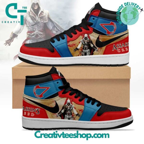 Tubopro Assassins Creed AJ1 High Sneakers Shoes For Men And Women