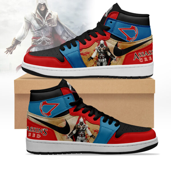 Tubopro Assassins Creed AJ1 High Sneakers Shoes For Men And Women