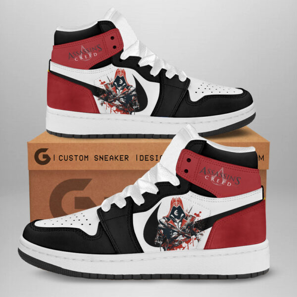 Tubopro Assassins Creed AJ1 High Sneakers Shoes For Men And Women