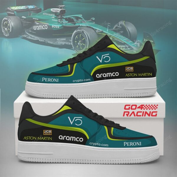 Tubopro Aston Martin Formula Air Low-Top Sneakers Shoes For Men And Women