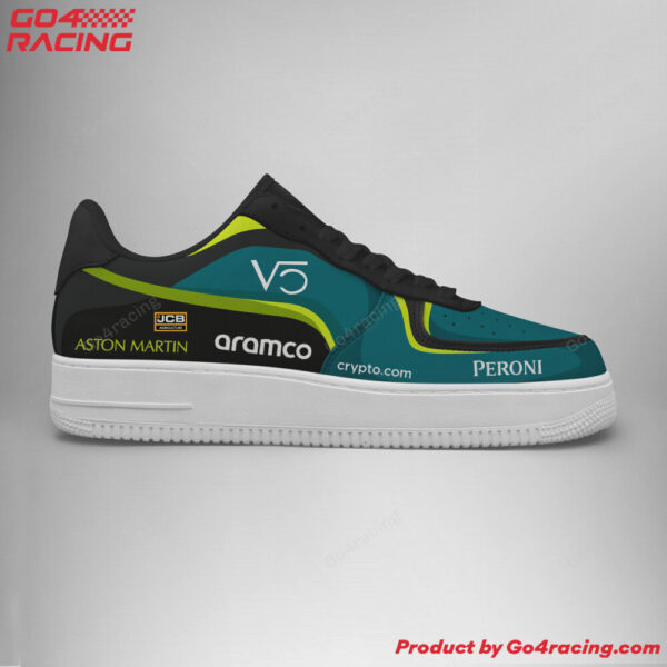 Tubopro Aston Martin Formula Air Low-Top Sneakers Shoes For Men And Women - Image 3