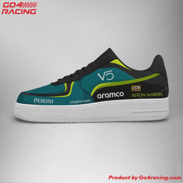 Tubopro Aston Martin Formula Air Low-Top Sneakers Shoes For Men And Women - Image 2