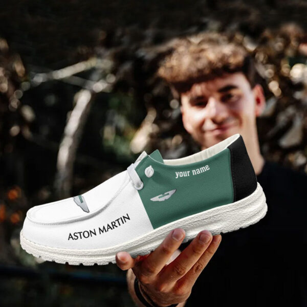 Tubopro ASTON MARTIN Personalized Hey Dude Shoes For Men And Women - Image 3