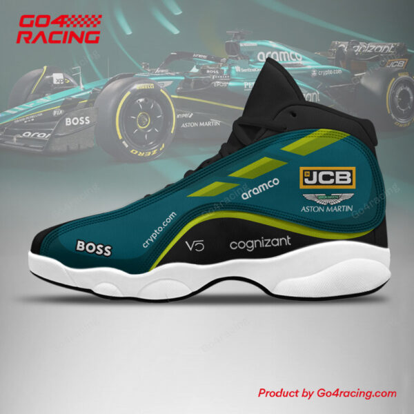 Tubopro Aston Martin Petronas AJ13 Sneakers Shoes For Men And Women - Image 2