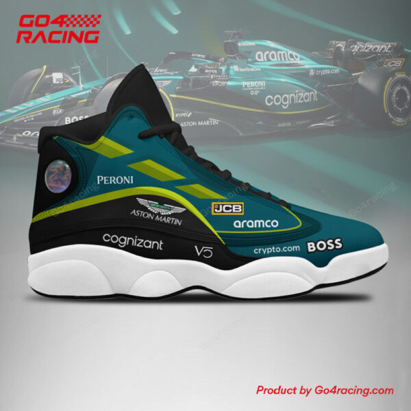 Tubopro Aston Martin Petronas AJ13 Sneakers Shoes For Men And Women - Image 3