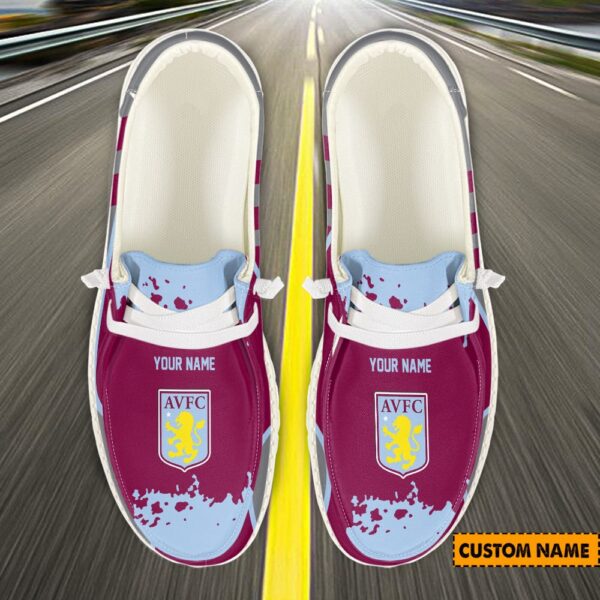 Tubopro Aston Villa Personalized Hey Dude Shoes For Men And Women - Image 2