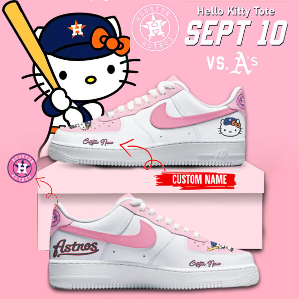 Tubopro Astros x Hello Kitty Air Low-Top Sneakers Shoes For Men And Women