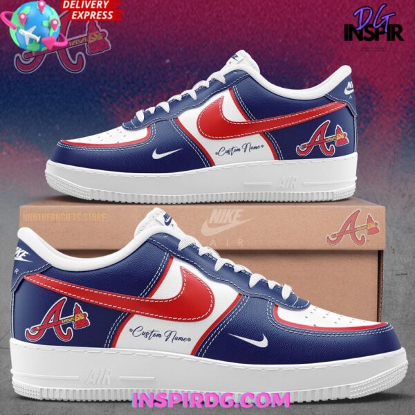 Tubopro Atlanta Braves Air Low-Top Sneakers Shoes For Men And Women