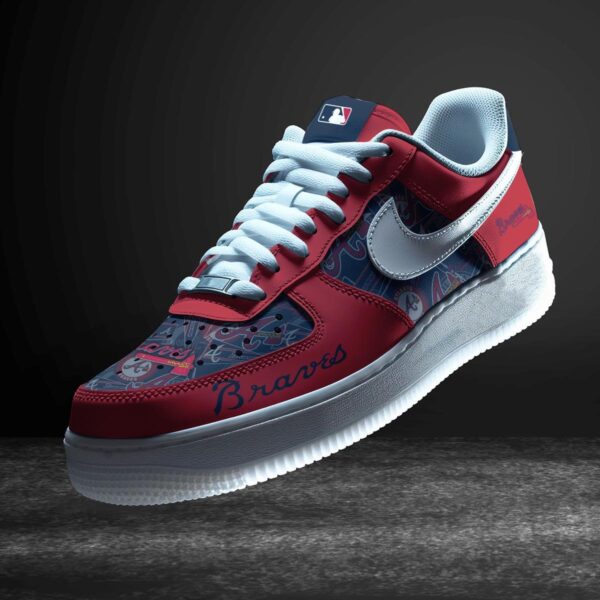 Tubopro Atlanta Braves Air Low-Top Sneakers Shoes For Men And Women
