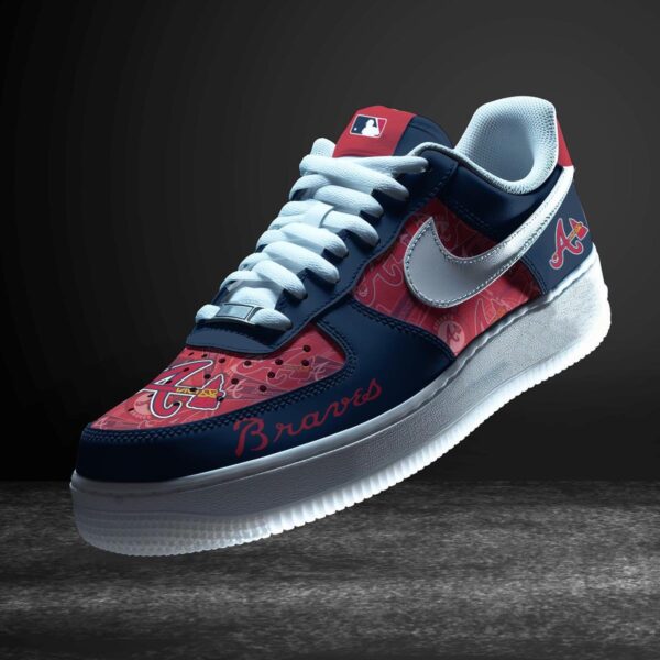 Tubopro Atlanta Braves Air Low-Top Sneakers Shoes For Men And Women