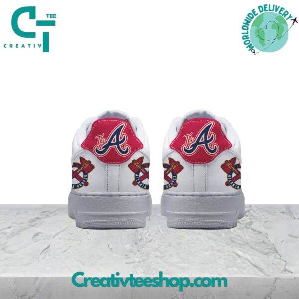 Tubopro Atlanta Braves Air Low-Top Sneakers Shoes For Men And Women - Image 3