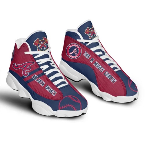 Tubopro Atlanta Braves AJ13 Sneakers Shoes For Men And Women
