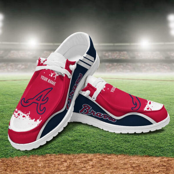 Tubopro Atlanta Braves Hey Dude Shoes For Men And Women