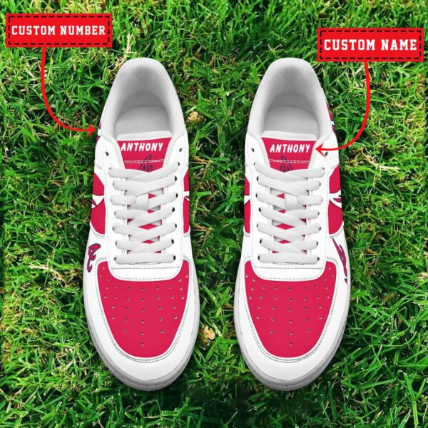Tubopro Atlanta Braves MLB Air Low-Top Sneakers Shoes For Men And Women - Image 2