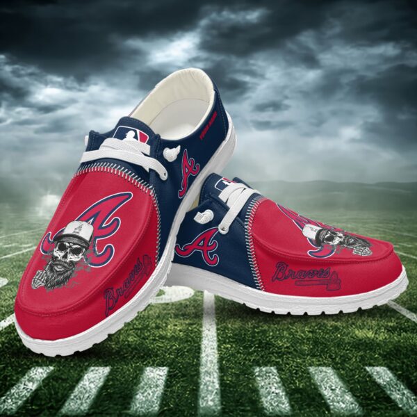 Tubopro Atlanta Braves Personalized Hey Dude Shoes For Men And Women