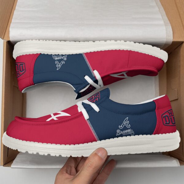Tubopro Atlanta Braves Personalized Hey Dude Shoes For Men And Women - Image 3