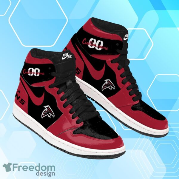 Tubopro Atlanta Falcons AJ1 High Sneakers Shoes For Men And Women - Image 2