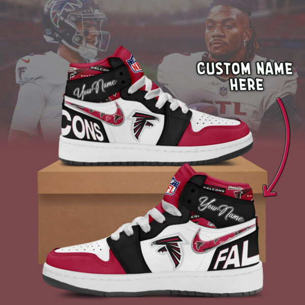 Tubopro Atlanta Falcons AJ1 High Sneakers Shoes For Men And Women