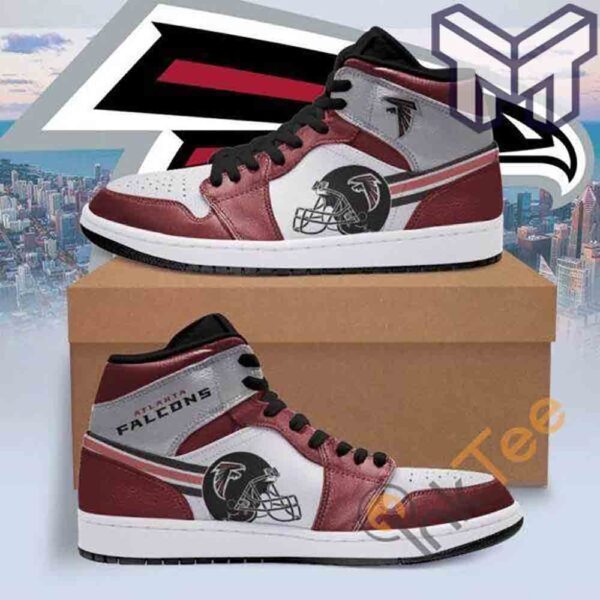 Tubopro Atlanta Falcons AJ1 High Sneakers Shoes For Men And Women