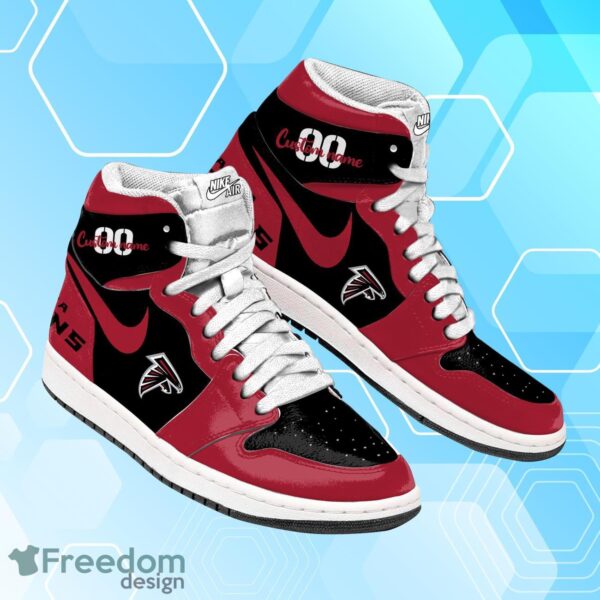 Tubopro Atlanta Falcons AJ1 High Sneakers Shoes For Men And Women - Image 2