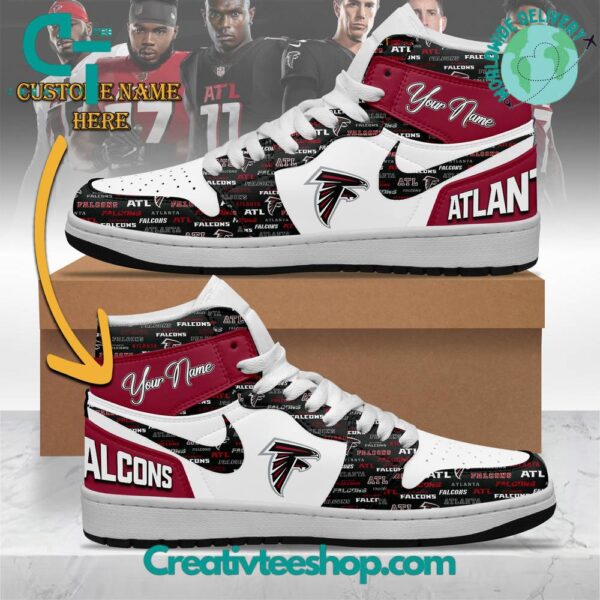 Tubopro Atlanta Falcons AJ1 High Sneakers Shoes For Men And Women