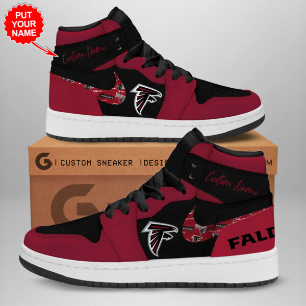 Tubopro Atlanta Falcons AJ1 High Sneakers Shoes For Men And Women