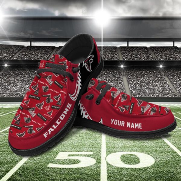 Tubopro Atlanta Falcons Hey Dude Shoes For Men And Women - Image 2
