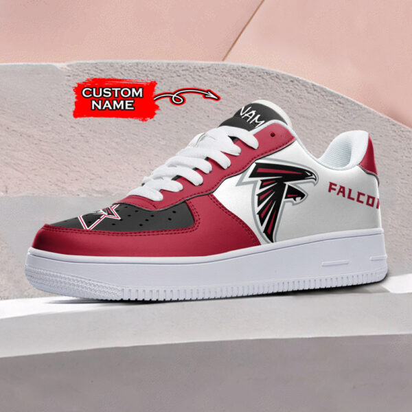 Tubopro Atlanta Falcons NFL Air Low-Top Sneakers Shoes For Men And Women - Image 2