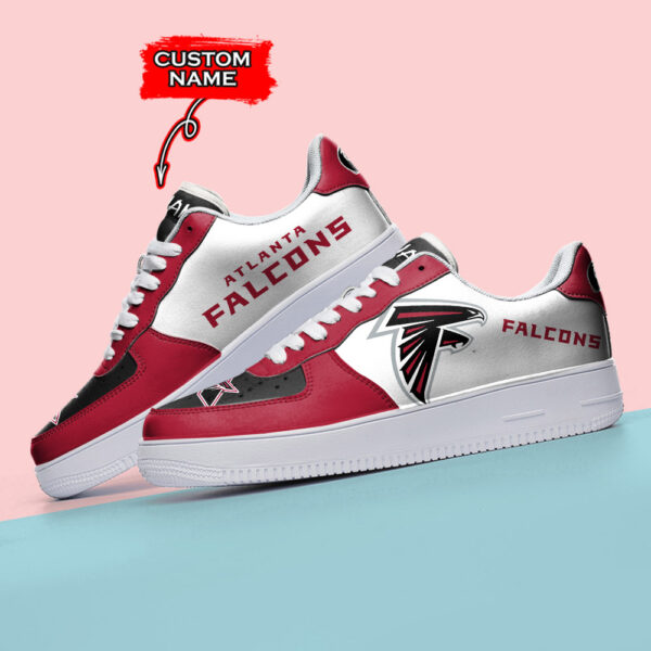 Tubopro Atlanta Falcons NFL Air Low-Top Sneakers Shoes For Men And Women - Image 3