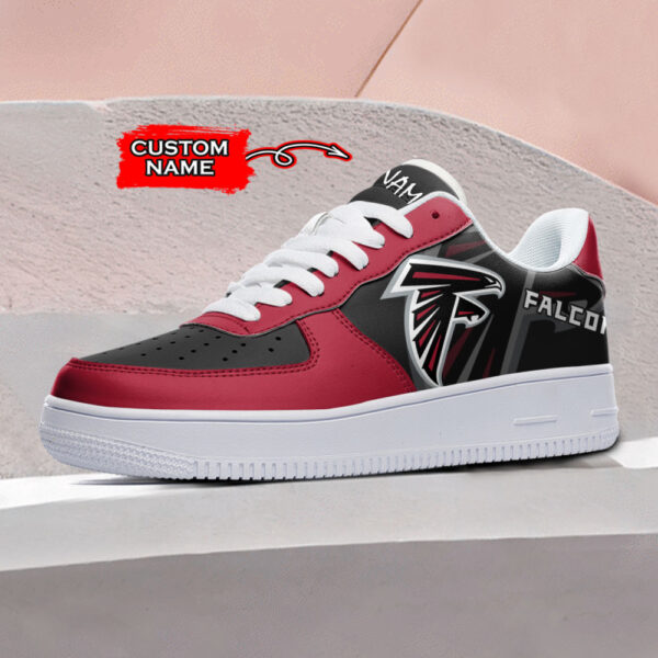 Tubopro Atlanta Falcons NFL Air Low-Top Sneakers Shoes For Men And Women - Image 2