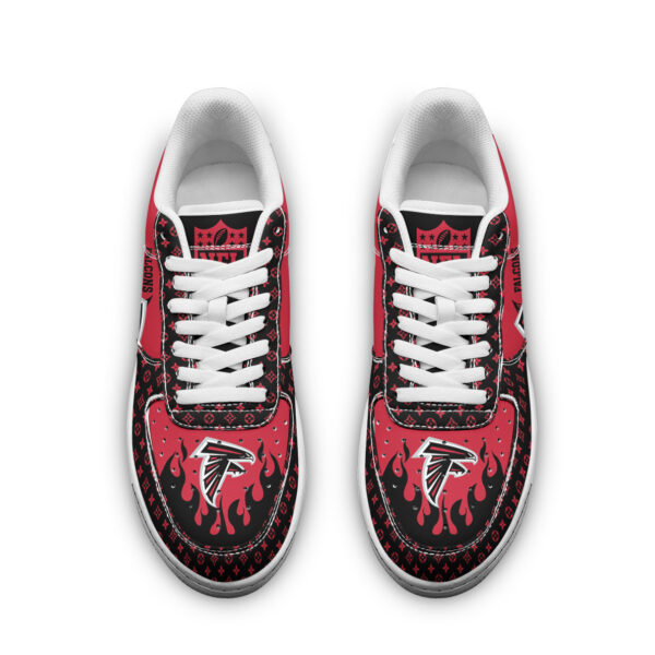 Tubopro Atlanta Falcons NFL Air Low-Top Sneakers Shoes For Men And Women - Image 3