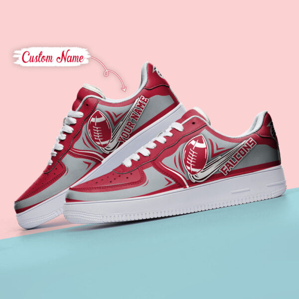 Tubopro Atlanta Falcons NFL Air Low-Top Sneakers Shoes For Men And Women - Image 4