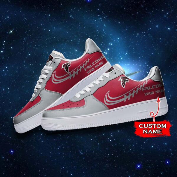 Tubopro Atlanta Falcons NFL Air Low-Top Sneakers Shoes For Men And Women - Image 3