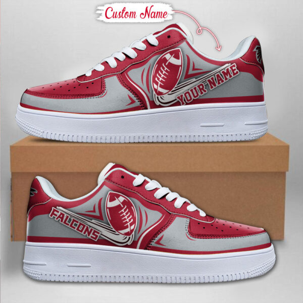 Tubopro Atlanta Falcons NFL Air Low-Top Sneakers Shoes For Men And Women - Image 2