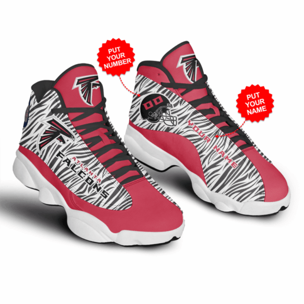 Tubopro Atlanta Falcons NFL AJ13 Sneakers Shoes For Men And Women - Image 2
