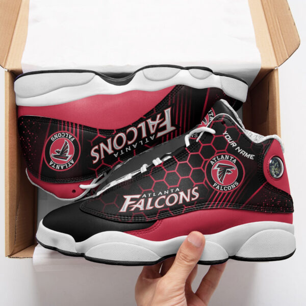 Tubopro Atlanta Falcons NFL AJ13 Sneakers Shoes For Men And Women - Image 2