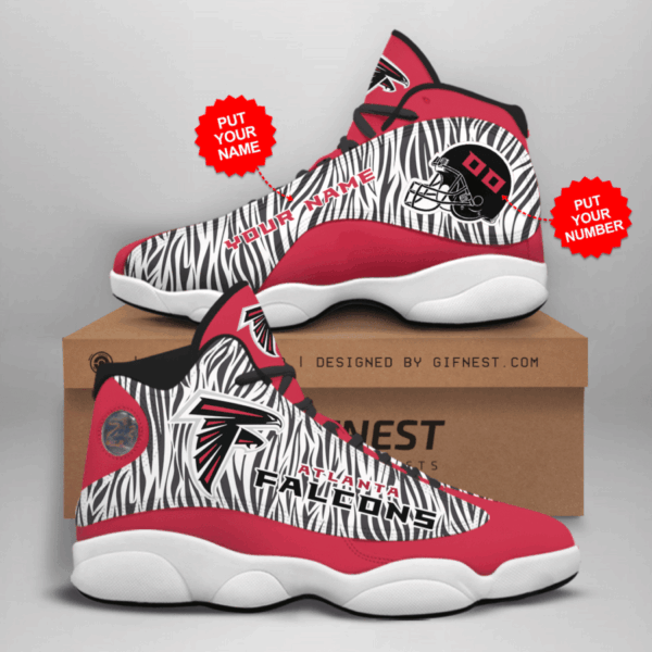 Tubopro Atlanta Falcons NFL AJ13 Sneakers Shoes For Men And Women