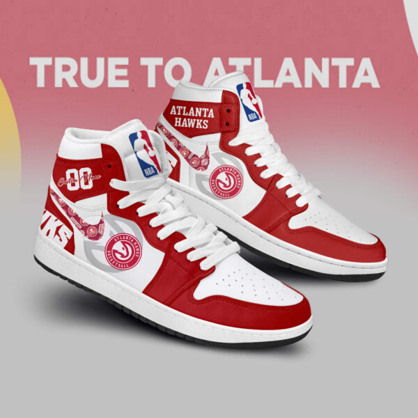 Tubopro Atlanta Hawks AJ1 High Sneakers Shoes For Men And Women