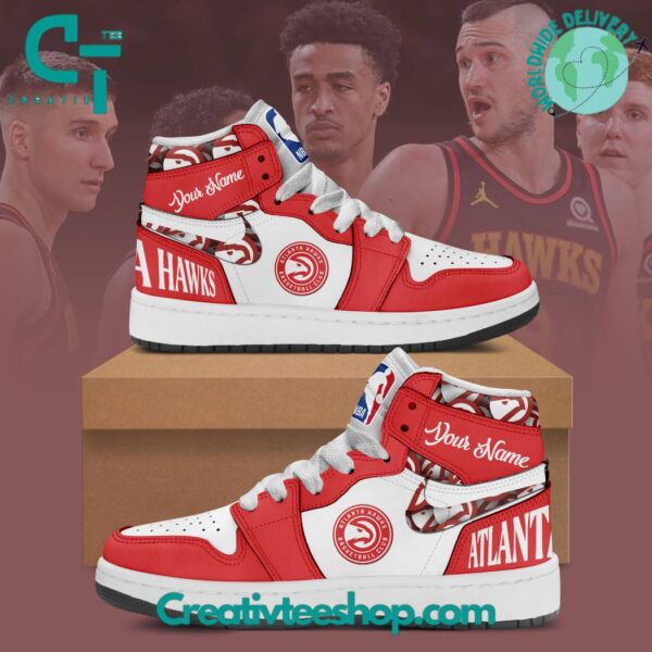 Tubopro Atlanta Hawks AJ1 High Sneakers Shoes For Men And Women