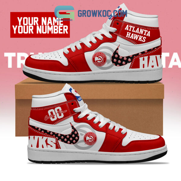 Tubopro Atlanta Hawks AJ1 High Sneakers Shoes For Men And Women