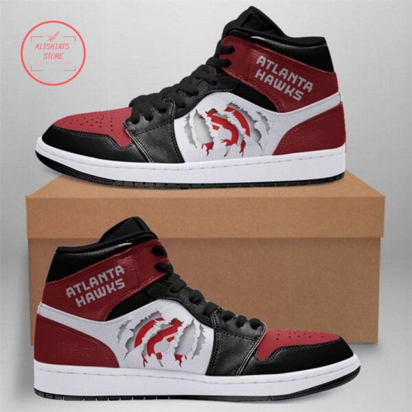 Tubopro Atlanta Hawks NBA AJ1 High Sneakers Shoes For Men And Women