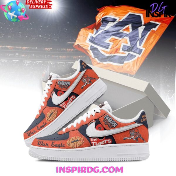 Tubopro Auburn Tigers Air Low-Top Sneakers Shoes For Men And Women - Image 2