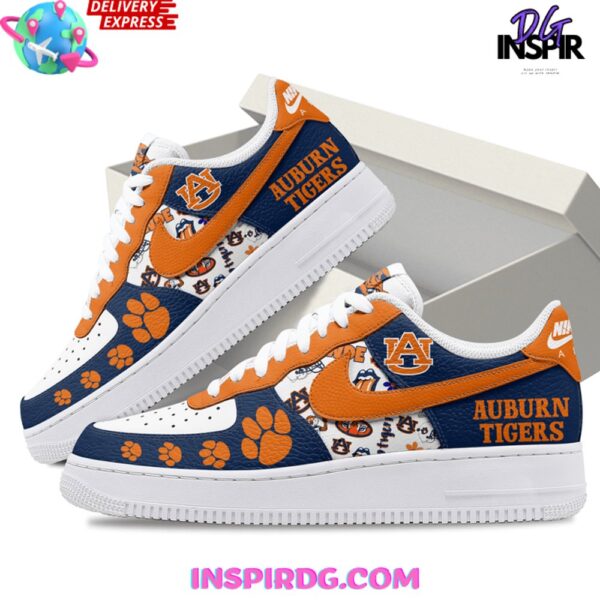 Tubopro Auburn Tigers Air Low-Top Sneakers Shoes For Men And Women - Image 2