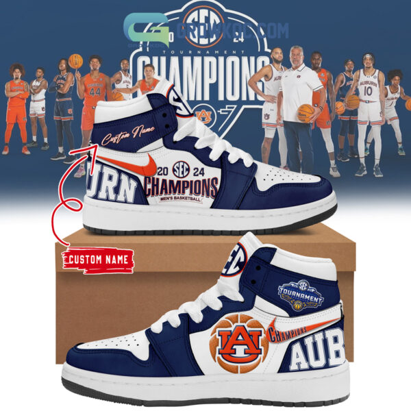 Tubopro Auburn Tigers AJ1 High Sneakers Shoes For Men And Women