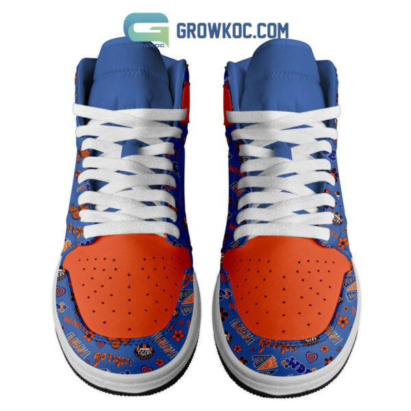 Tubopro Auburn Tigers AJ1 High Sneakers Shoes For Men And Women - Image 2